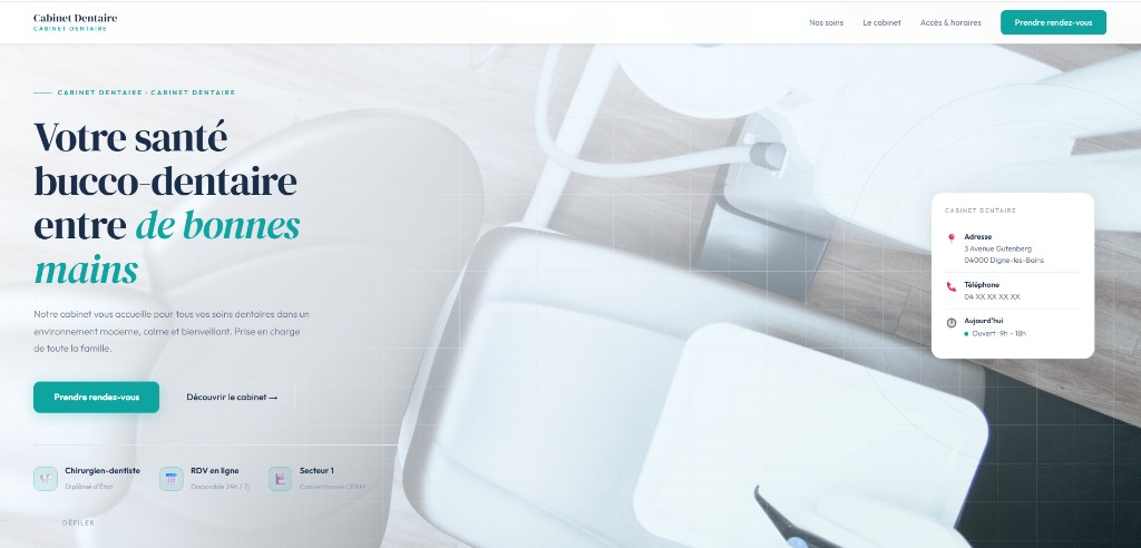 Capture Plateforme Medicale SaaS